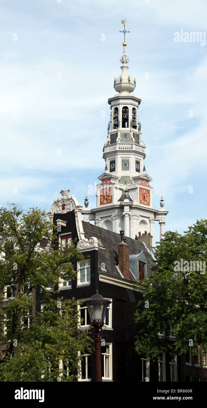 Amsterdam, Holland, Netherlands Zuiderkerktoren, Southern Church tower Stock Photo