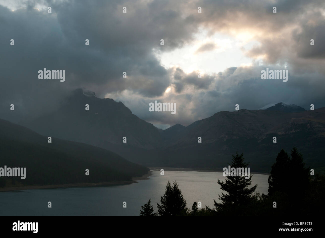 Two Medicine Lake, Glacier National Park, Montana Stock Photo - Alamy