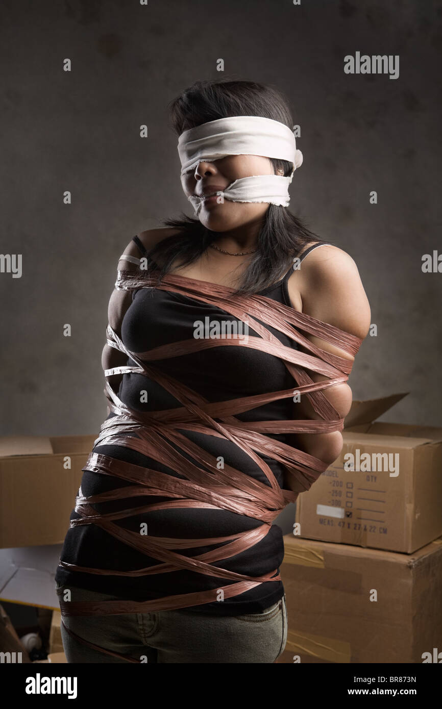 Grils tied up