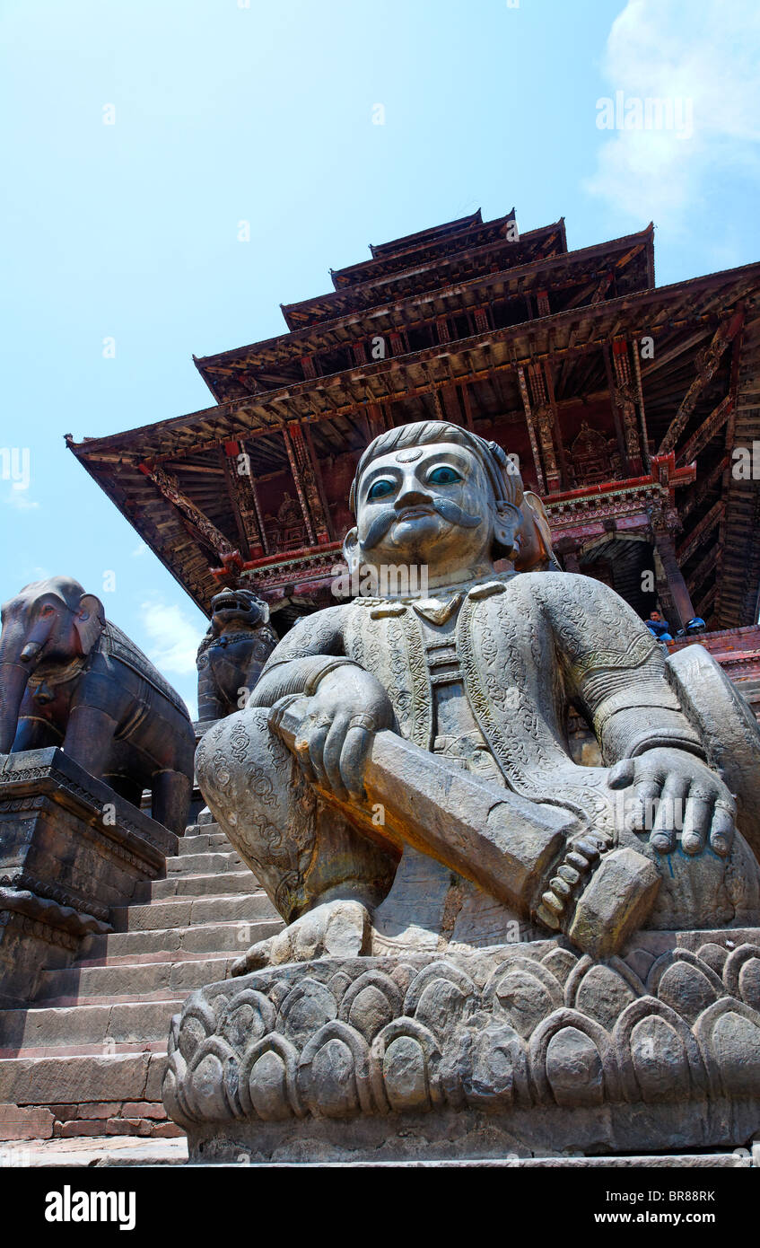 Nyatapola Temple, Bhaktapur, Kathmandu Valley, Nepal Stock Photo