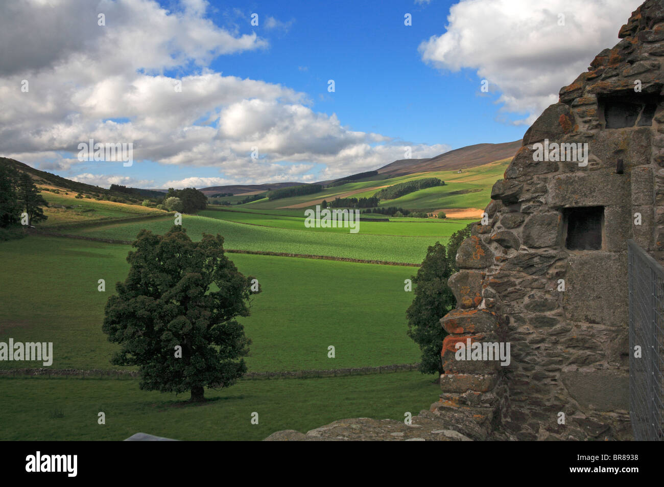 View of Glen Buchat from the ruined Glenbuchat Castle, Strathdon