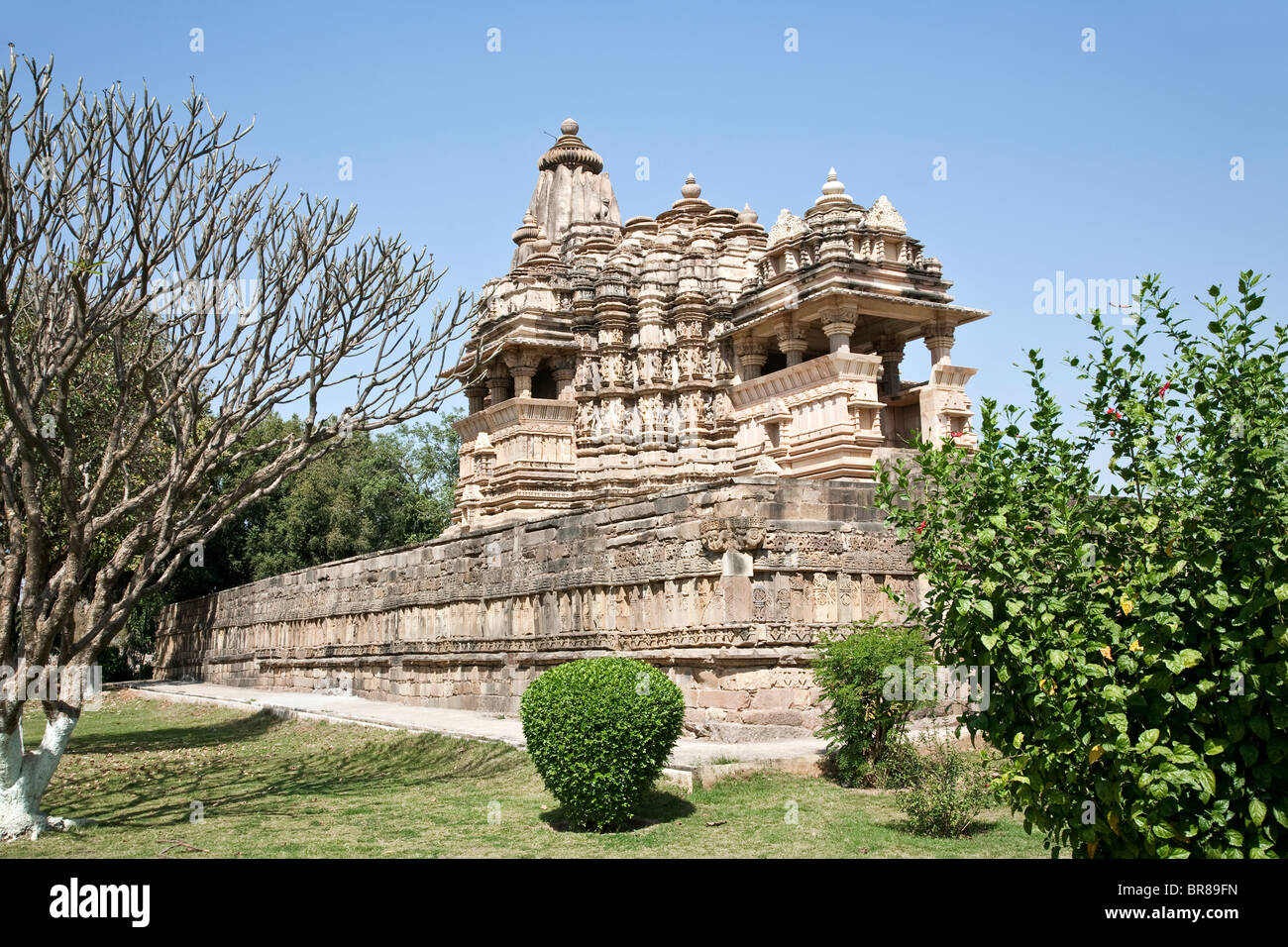 Chitragupta Temple. Khajuraho. India Stock Photo