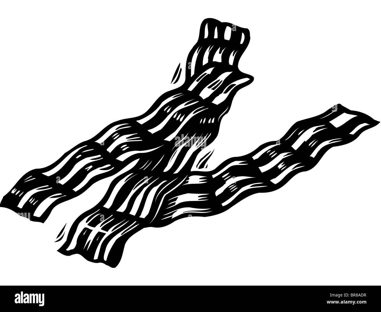 Bacon Clipart Black And White
