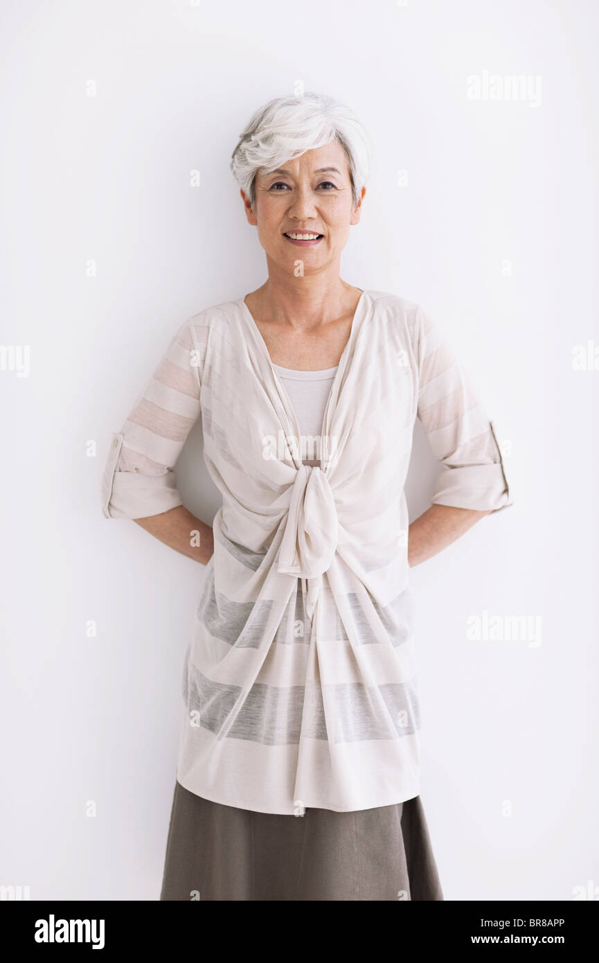 Japanese mature woman hi-res stock photography and images - Alamy