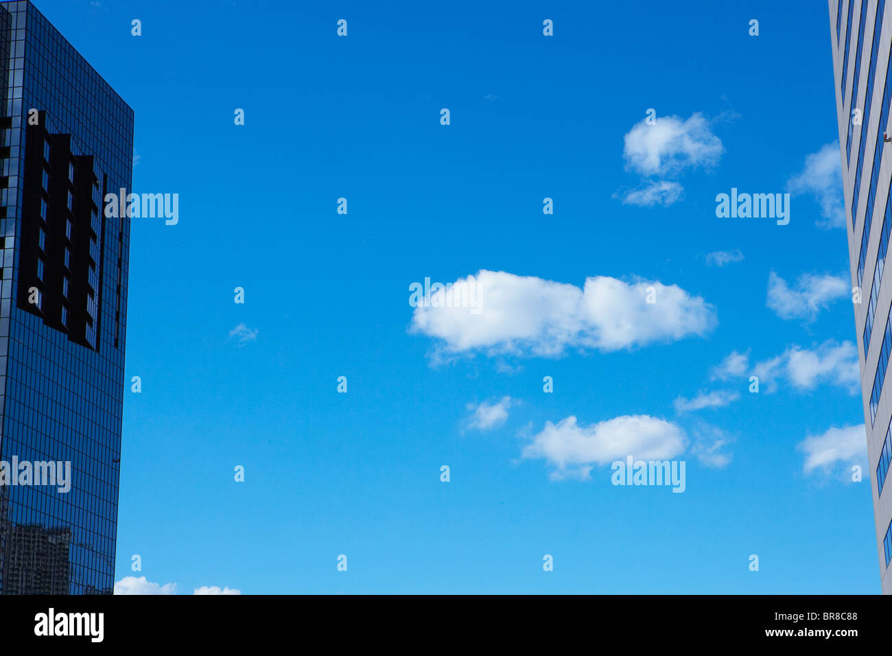 Clouds and office buildings Stock Photo - Alamy