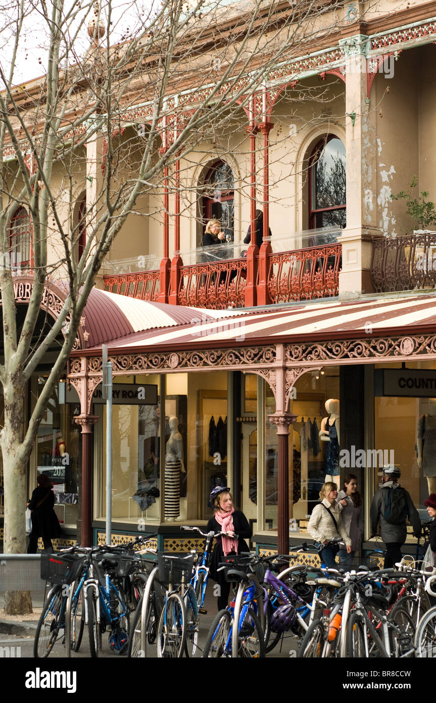 Lygon Street, Carlton, Melbourne, Australia Stock Photo