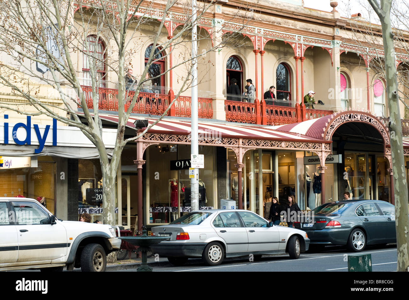 Lygon Street, Carlton, Melbourne, Australia Stock Photo