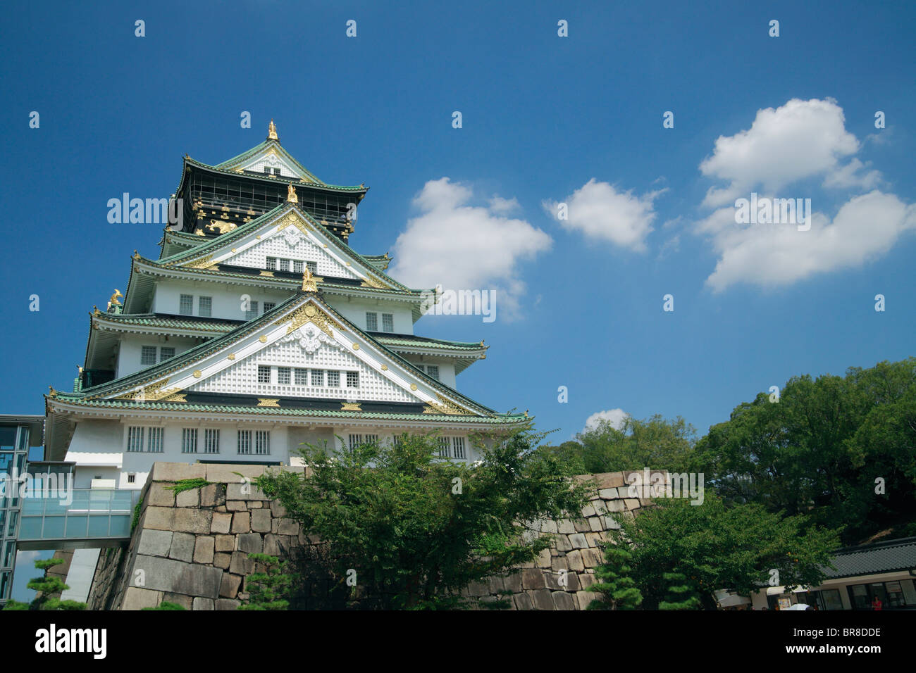 Osaka castle Stock Photo