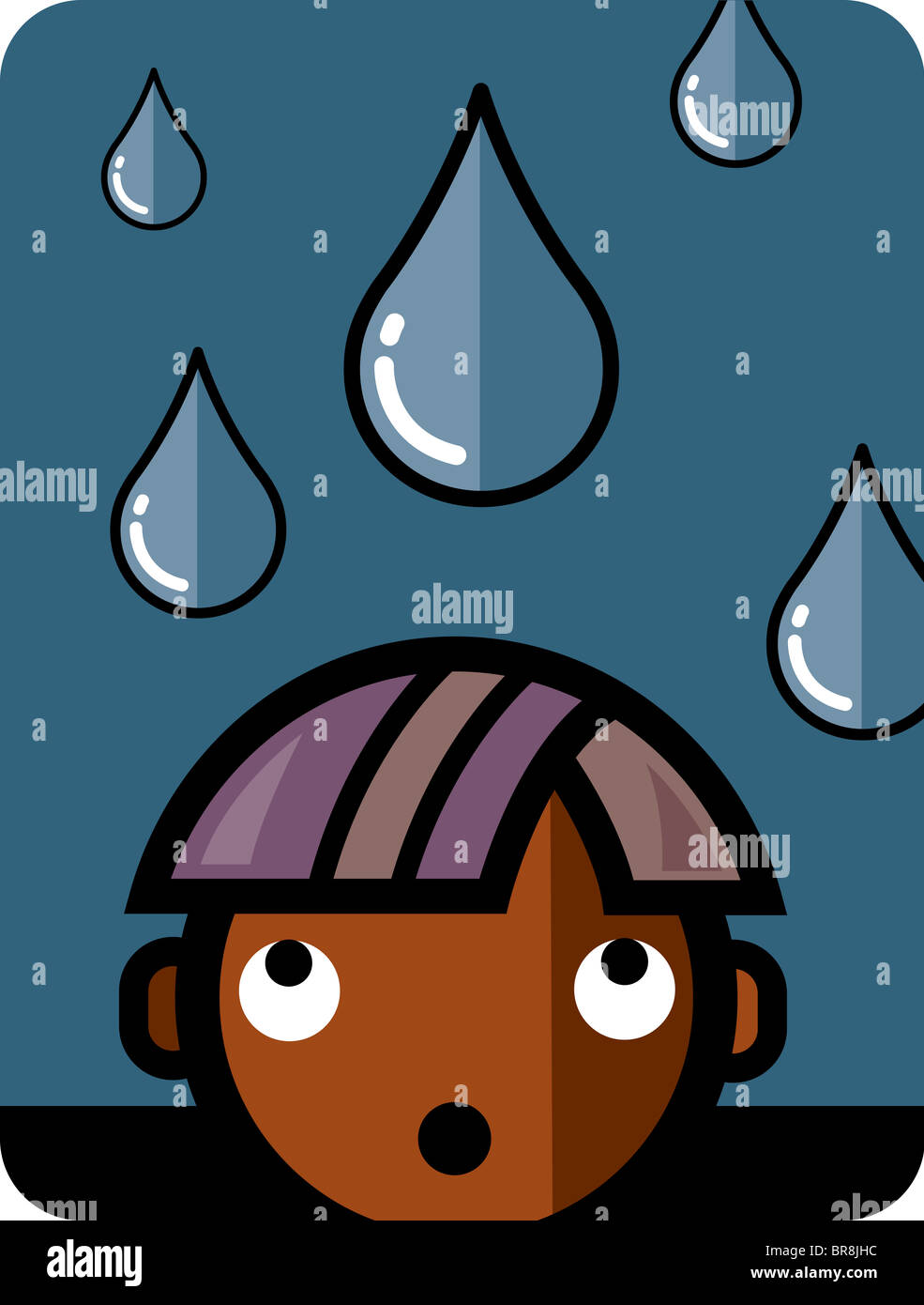 Cartoon Raindrops High Resolution Stock Photography and Images - Alamy