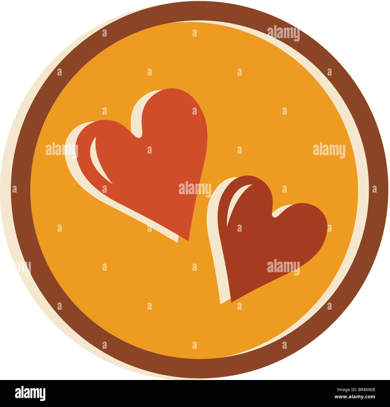 Two hearts hi-res stock photography and images - Alamy