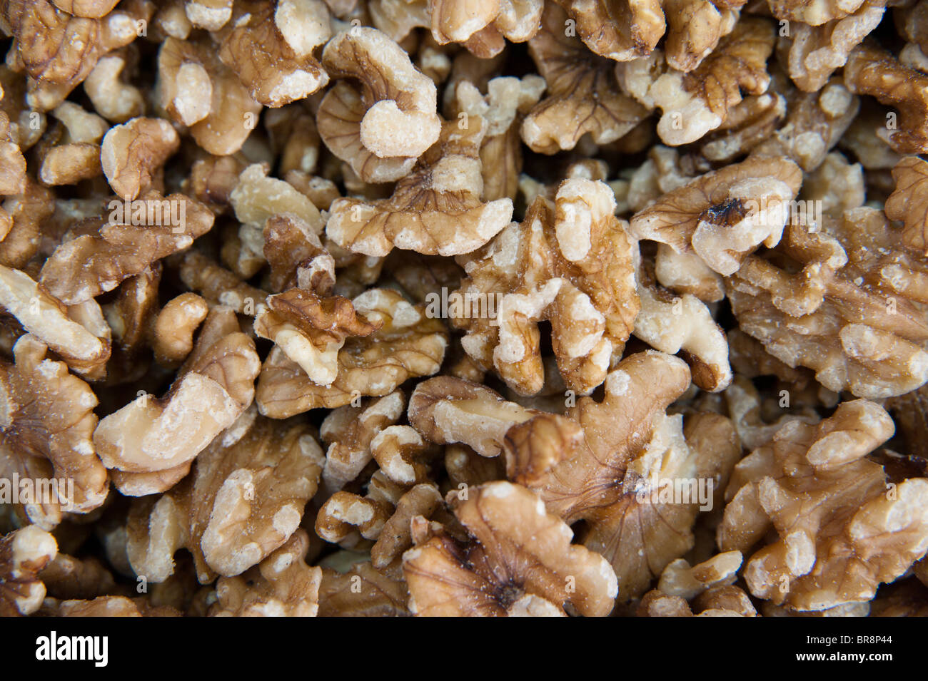 A pile of freshly roasted shelled walnuts Stock Photo Alamy