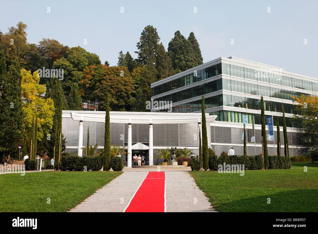 Caracalla thermal bath, BadenBaden, BadenWurttemberg, Germany Stock