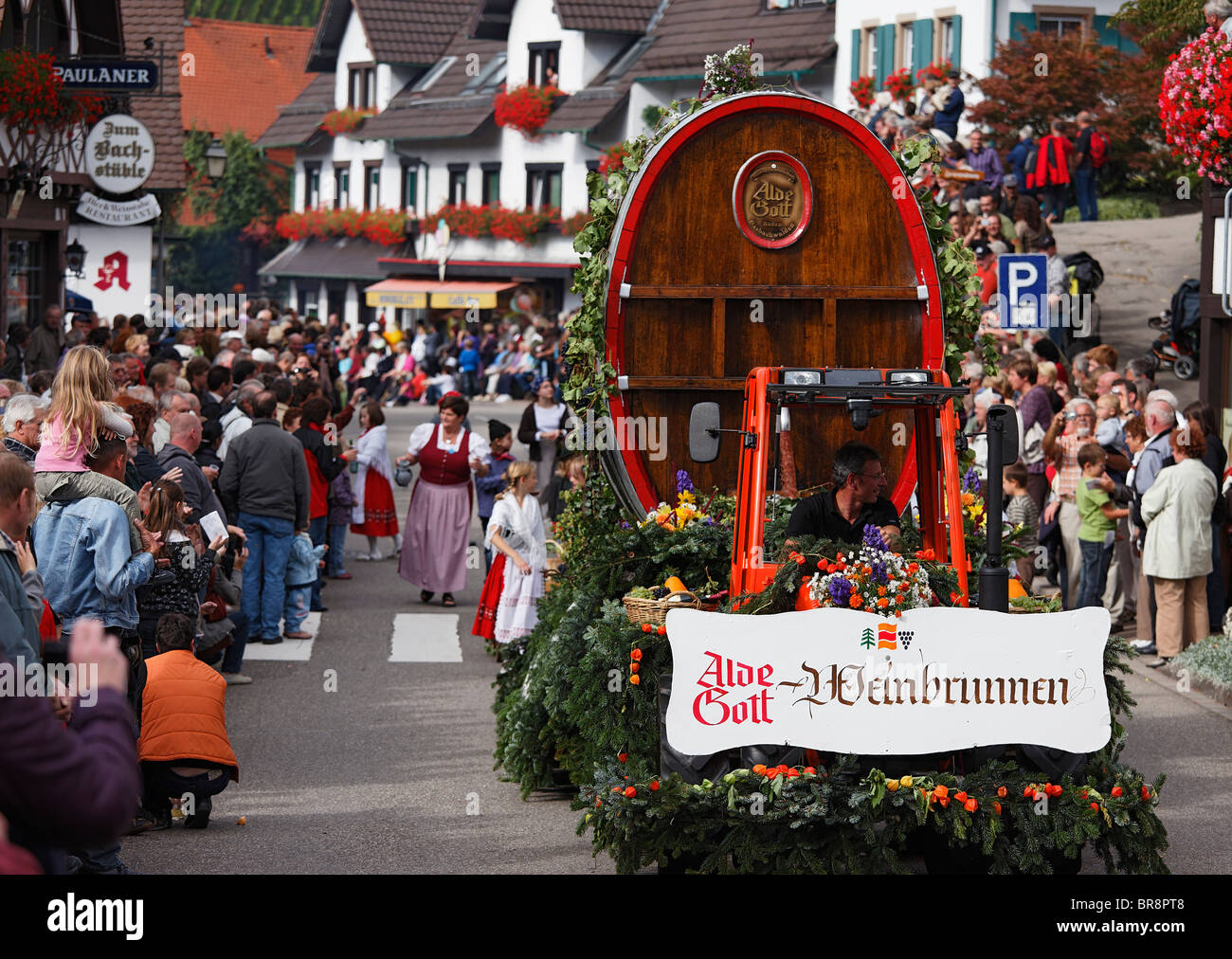 Wine and harvest festival, Sasbachwalden, BadenWurttemberg, Germany