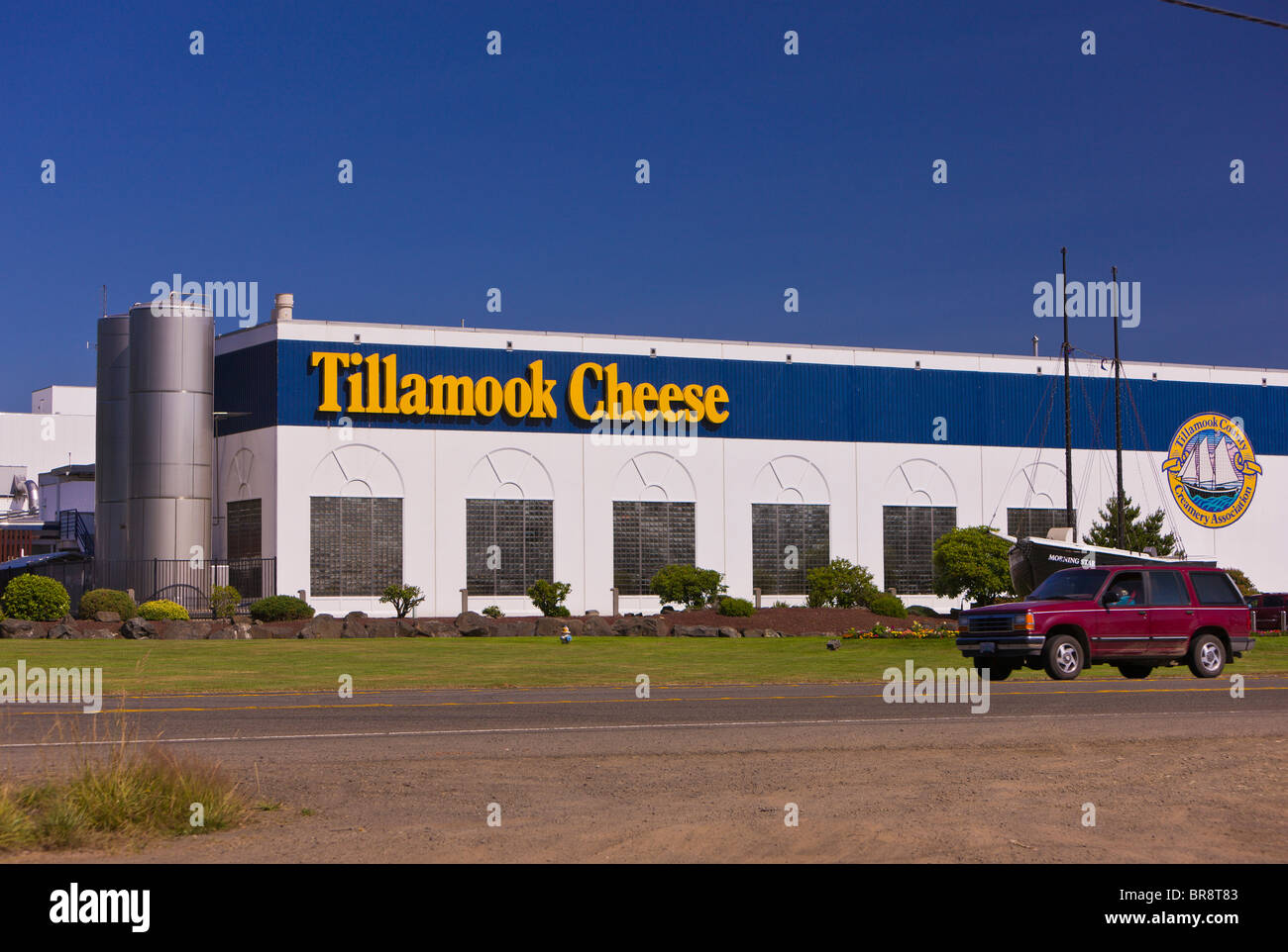TILLAMOOK, OREGON, USA - Tillamook Cheese Factory building exterior