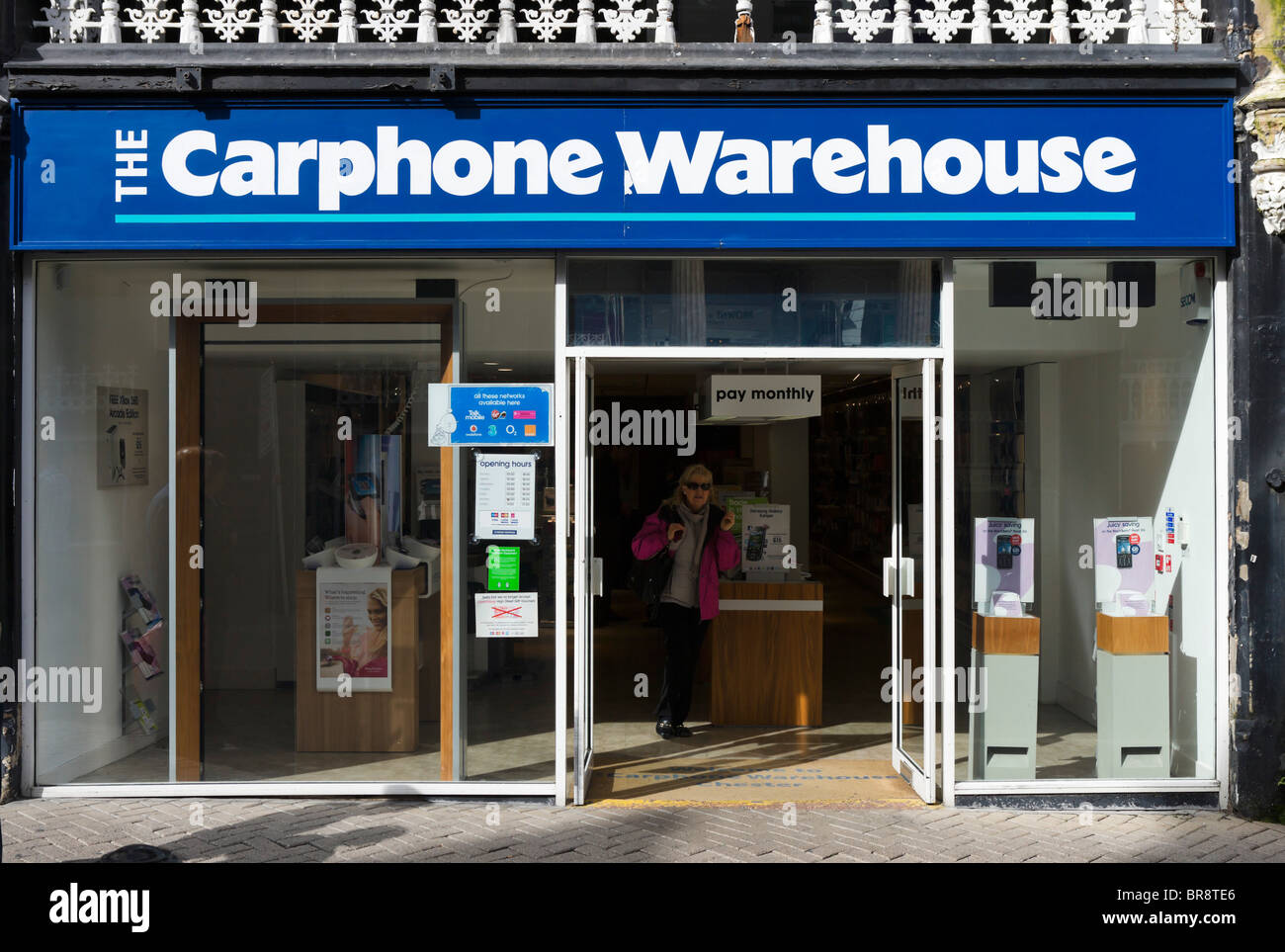 The Carphone Warehouse store in Chester town centre, Cheshire, England, UK Stock Photo