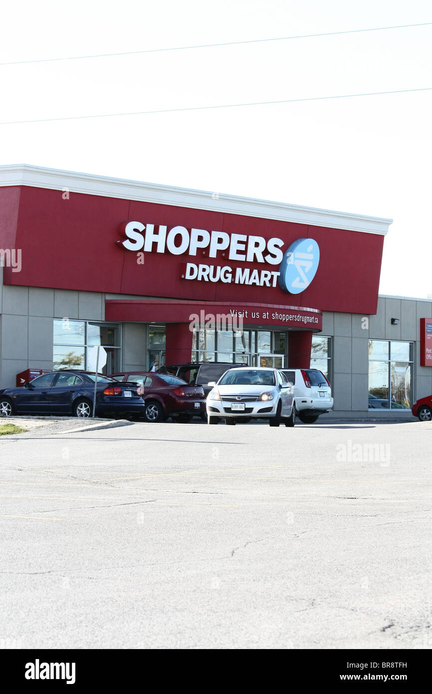 shoppers drugmart drugstore pharmacy Canada Stock Photo