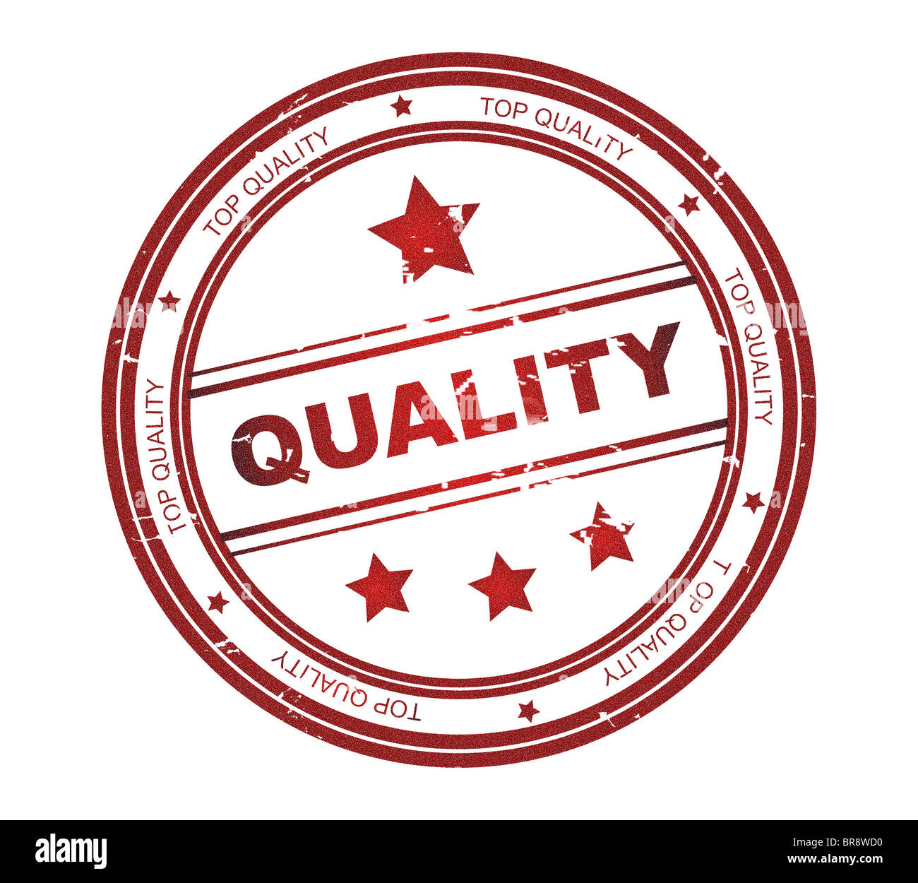 Illustration of a stamp with text, grungy look, isolated on white ...