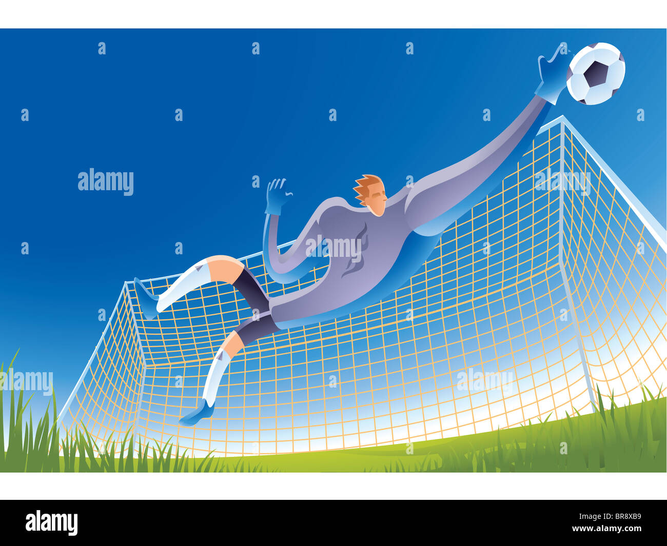 Football goalie diving hires stock photography and images Alamy