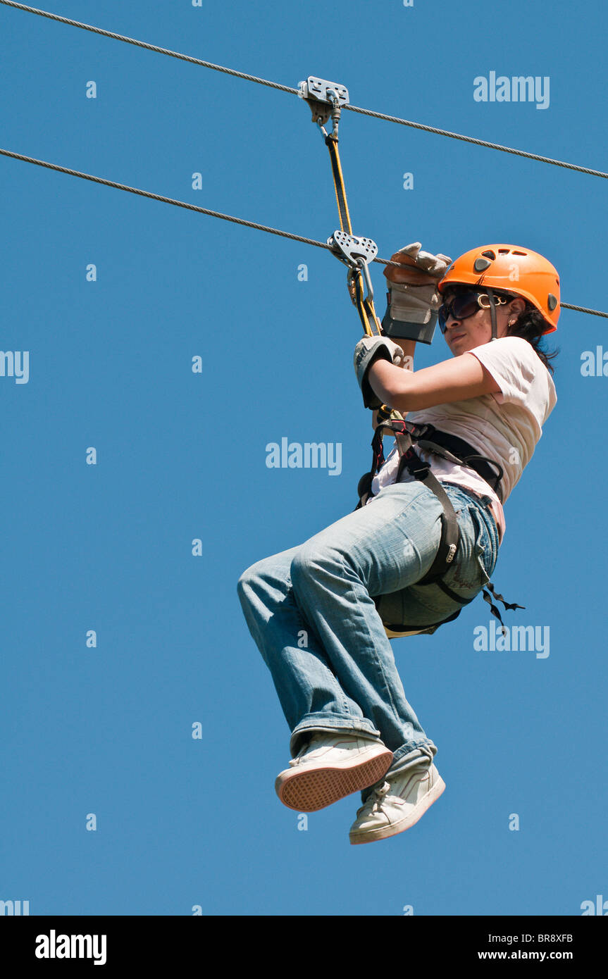 Zipline and mexico hi-res stock photography and images - Alamy