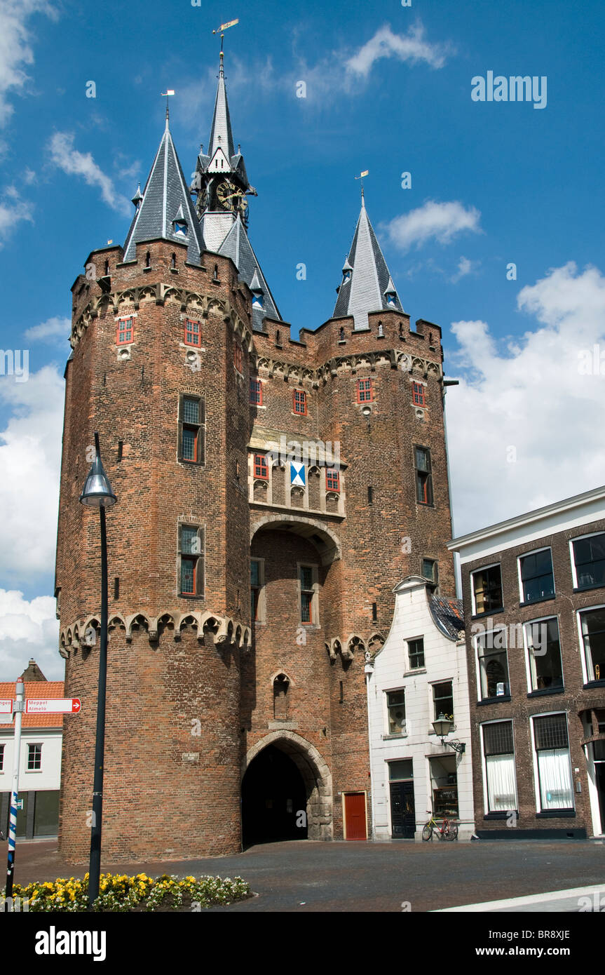 Zwolle Sassenpoort old Gate Overijssel Netherlands Stock Photo Alamy