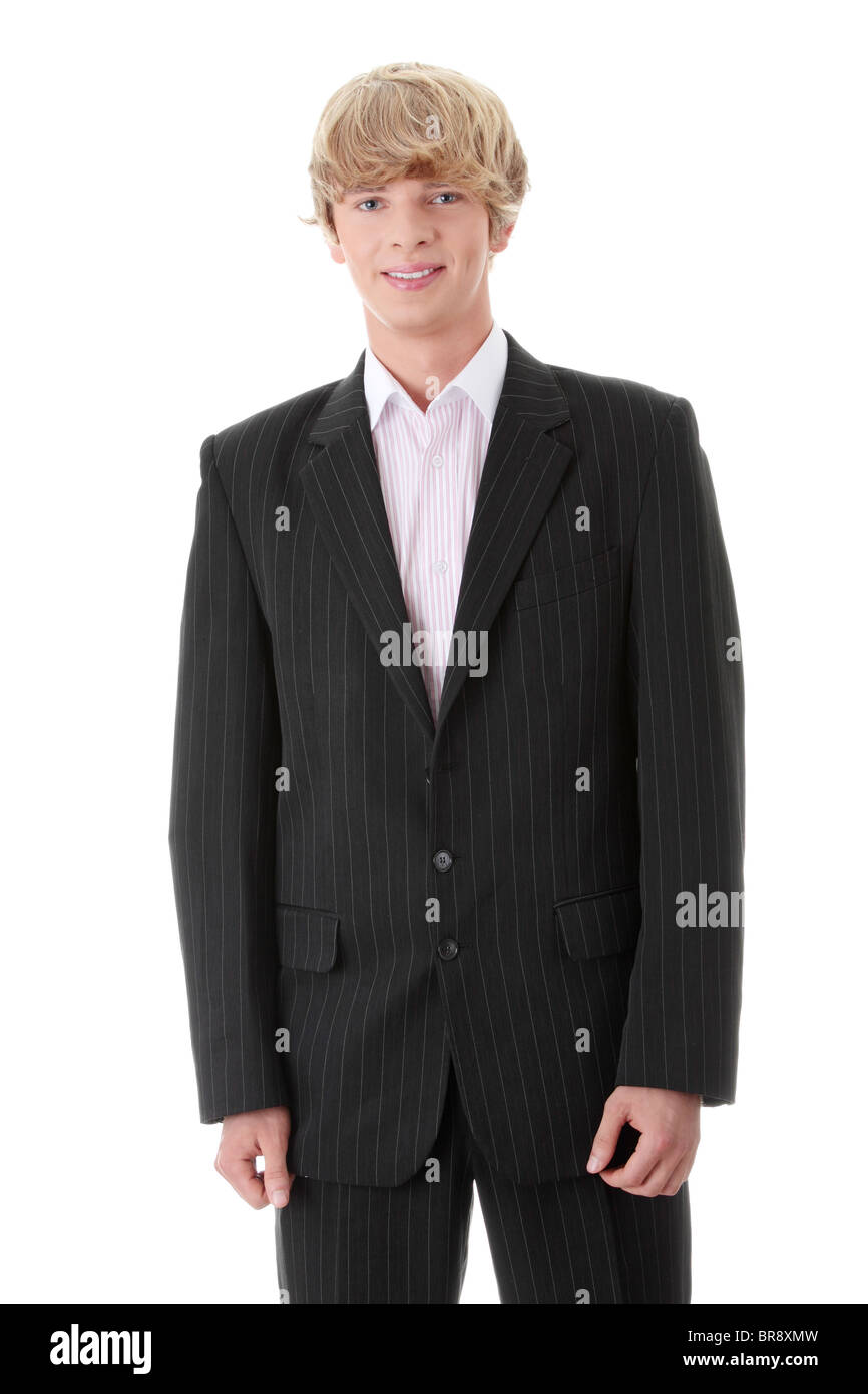 Portrait of businessman isolated on white Stock Photo - Alamy