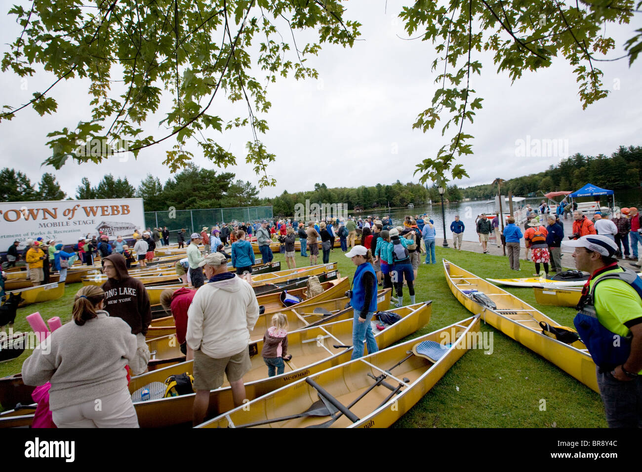 Paddlers assemble in Old New York, for start of Adirondack Canoe