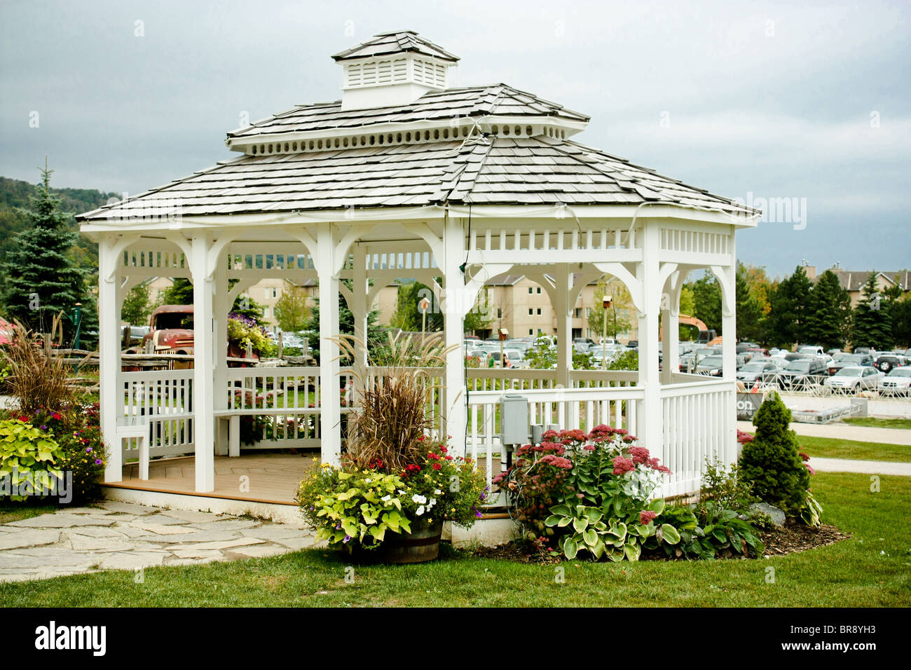 bandstand gazebo outdoor Stock Photo