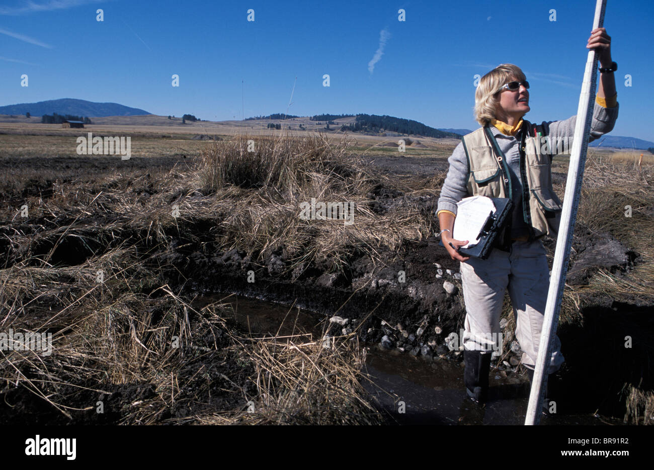 Blackfoot River valley in Montana Stock Photo Alamy