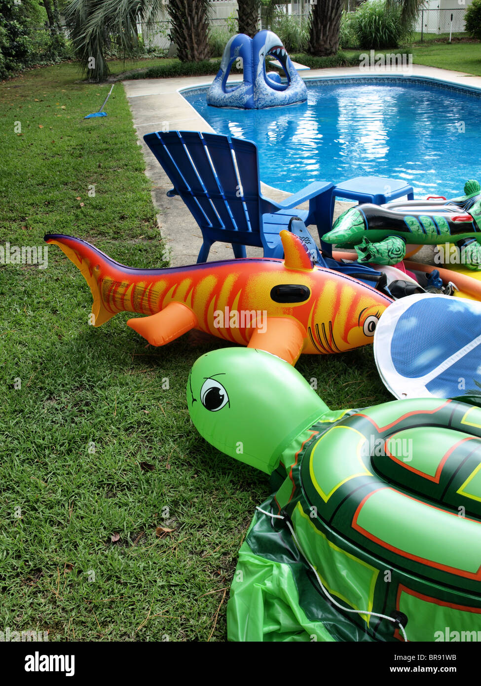 backyard blow up toys