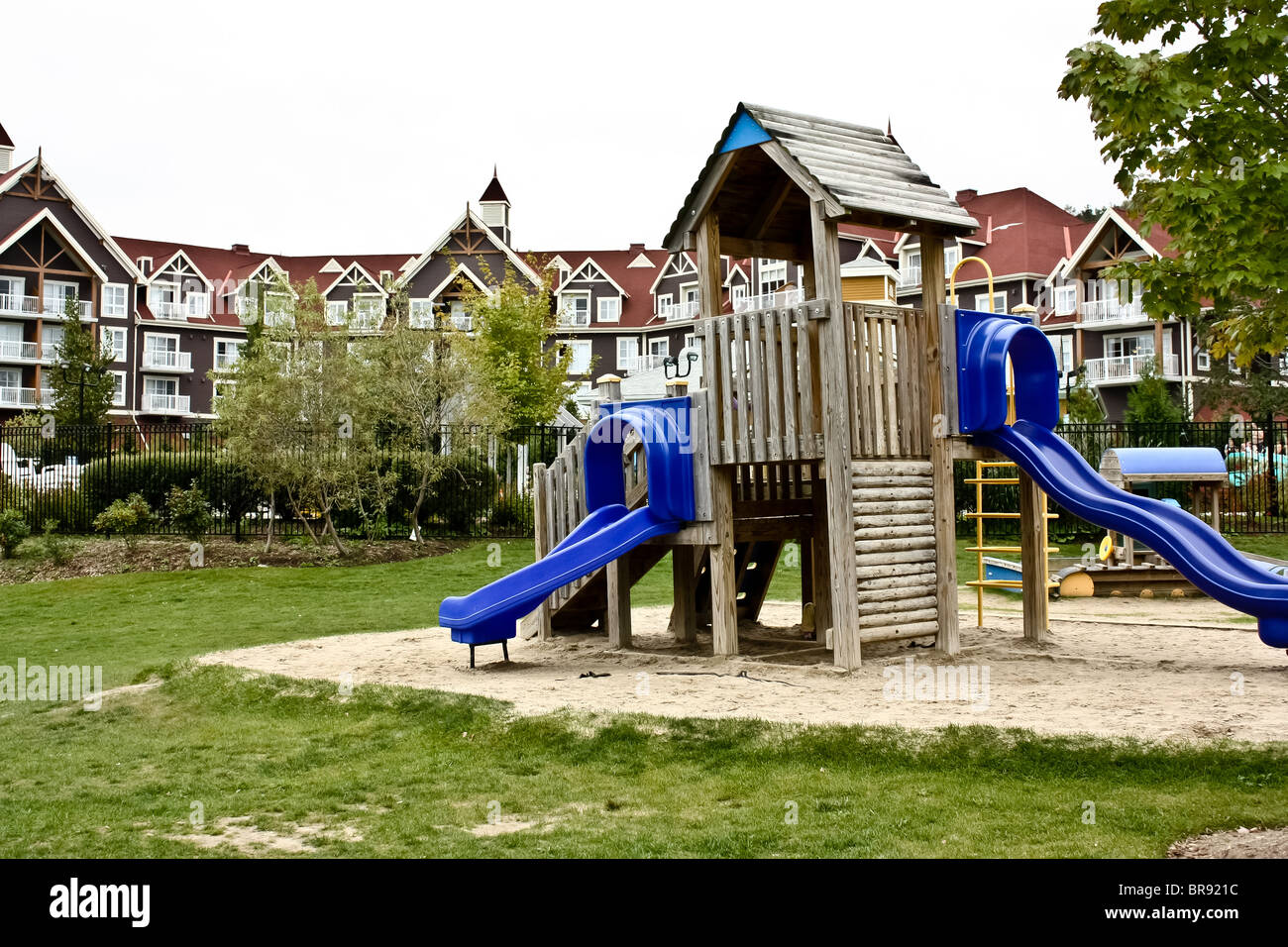 children playground at the blue mountains resort in Ontario Canada