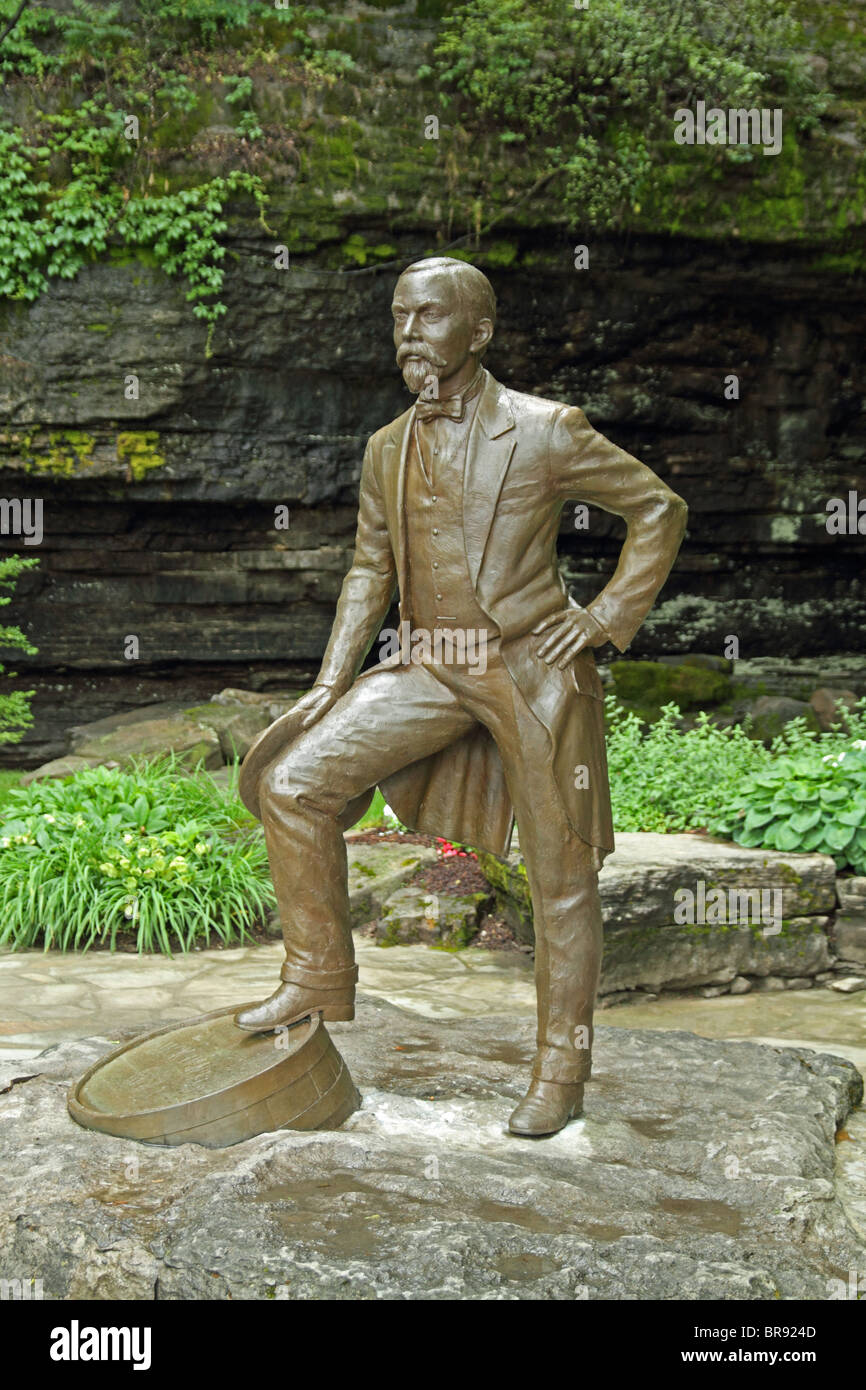 Statue of Jack Daniel Jack Daniel's distillery Lynchburg, Tennessee
