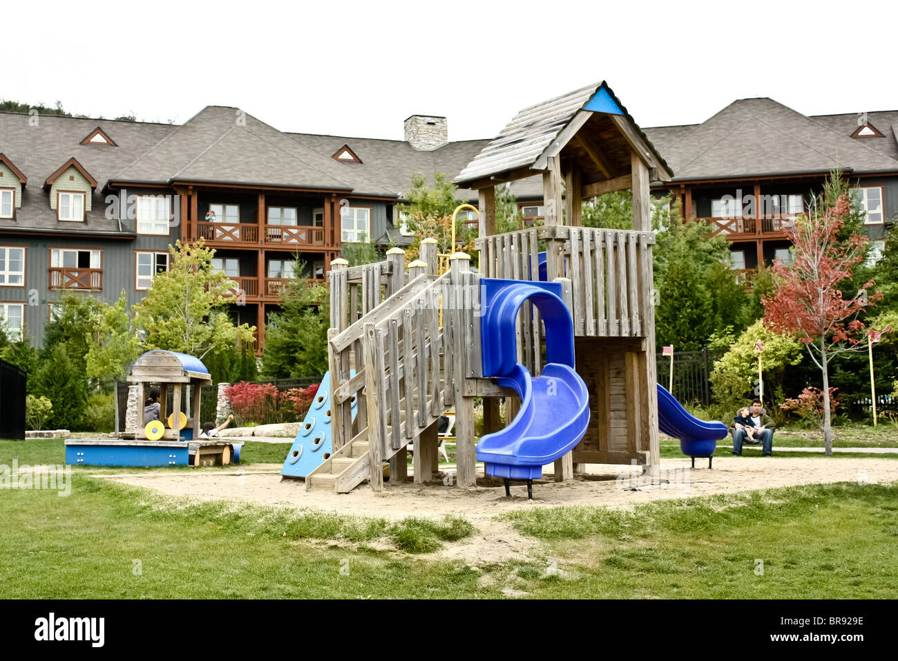 children playground at the blue mountains resort in Ontario Canada