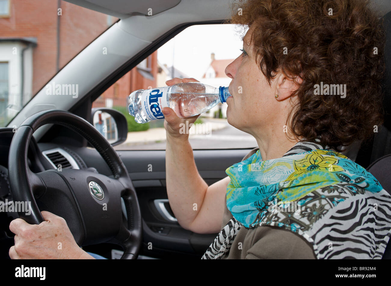 Drinking Water While Driving