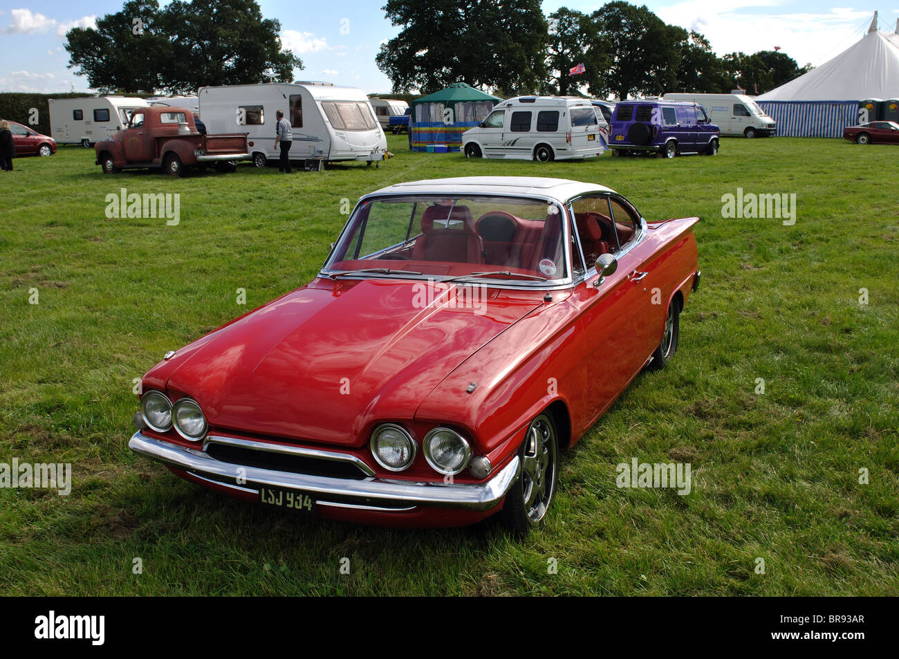 Customised 1962 Ford Consul Capri Stock Photo