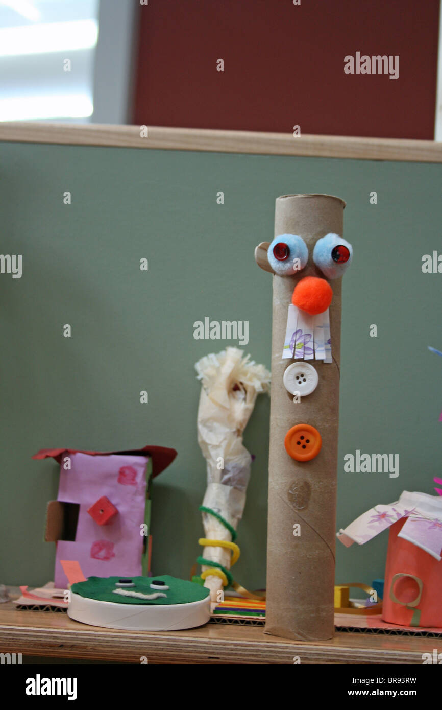 toy, puppet, doll made of recycled material Stock Photo Alamy