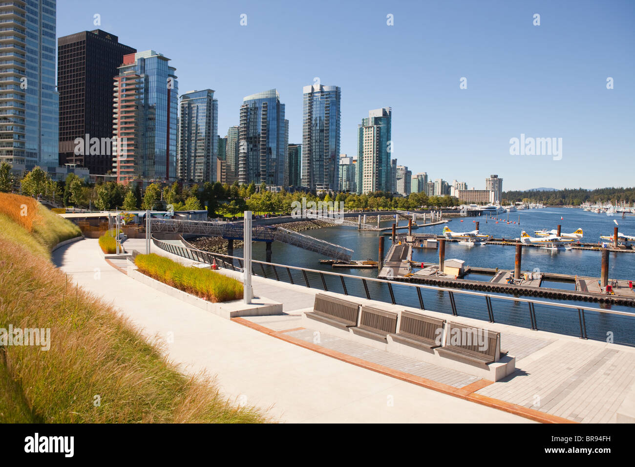 Coal Harbor, Vancouver BC Stock Photo Alamy