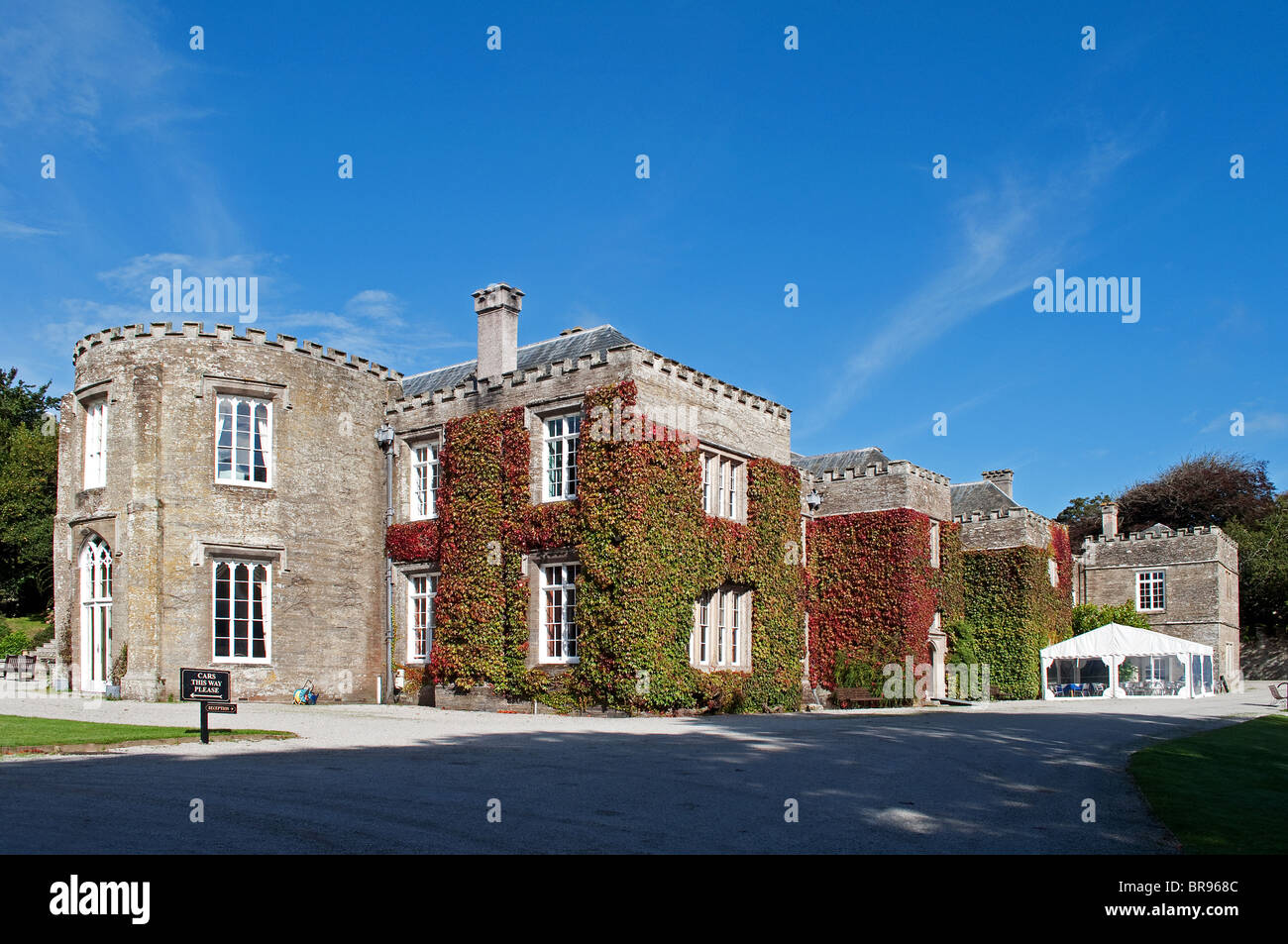 prideaux place at padstow in cornwall, uk Stock Photo