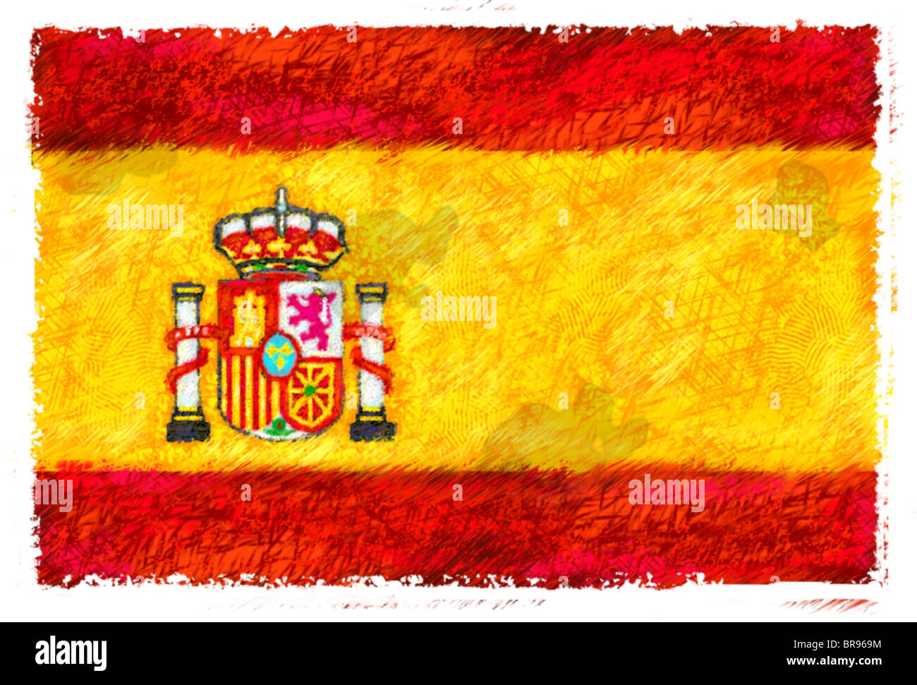 Featured image of post Spain Flag Drawing Easy Step by step art tutorial for beginners of all ages