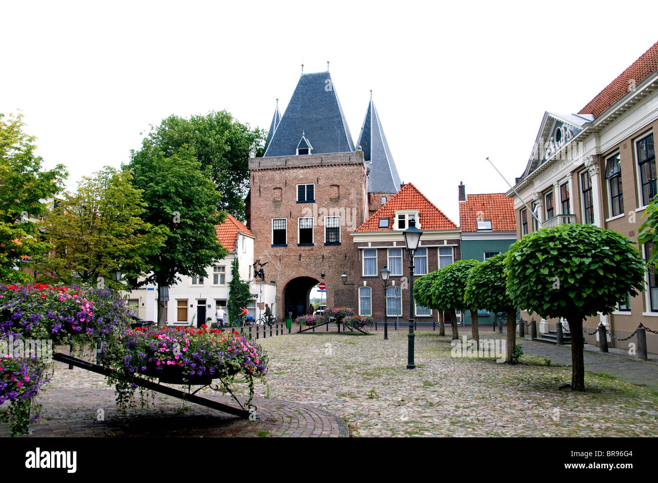 Kampen Overijssel Netherlands town city historic Stock Photo