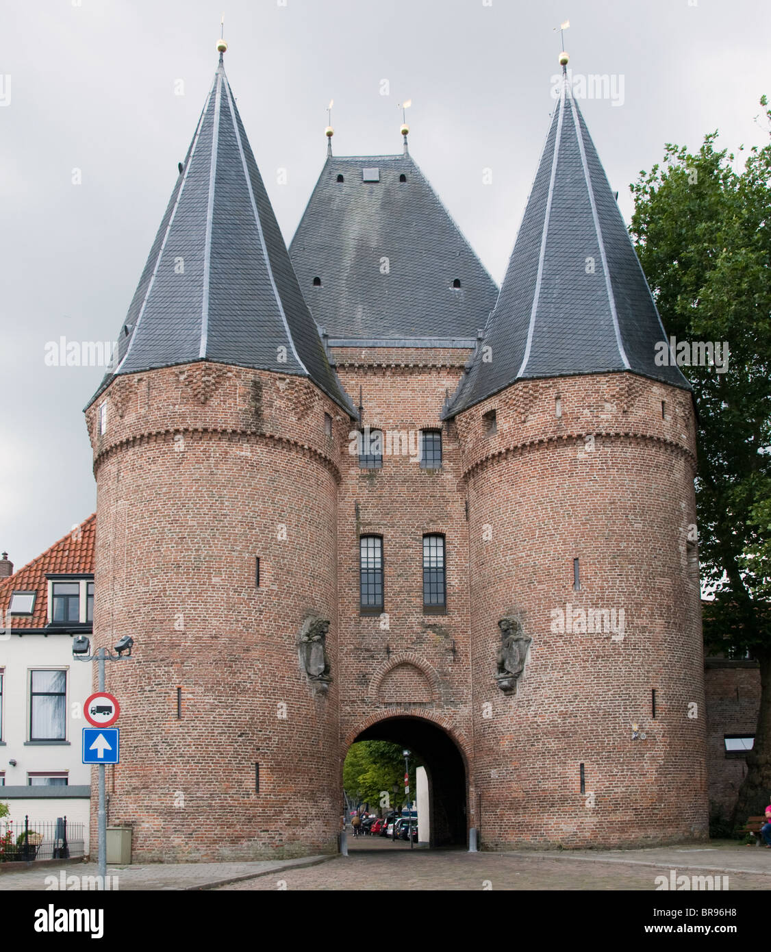 Kampen Overijssel Netherlands town city historic Stock Photo