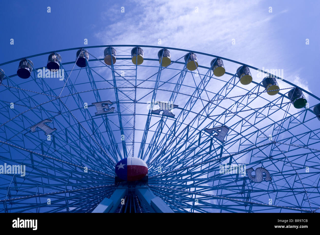 Ferris Wheel at State Fair Stock Photo