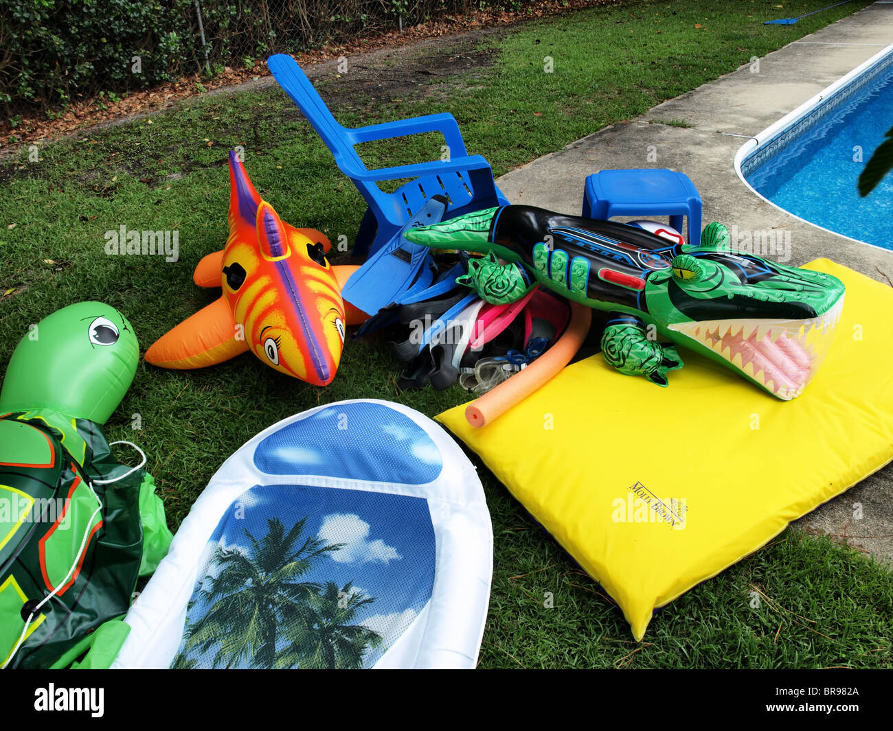 backyard blow up toys