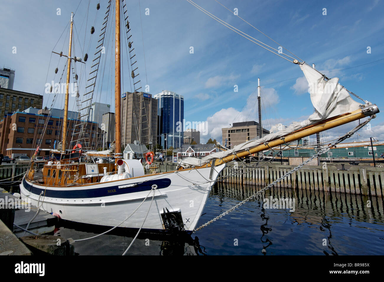 Tall ship Mar in Halifax Harbour, Nova Scotia Stock Photo Alamy