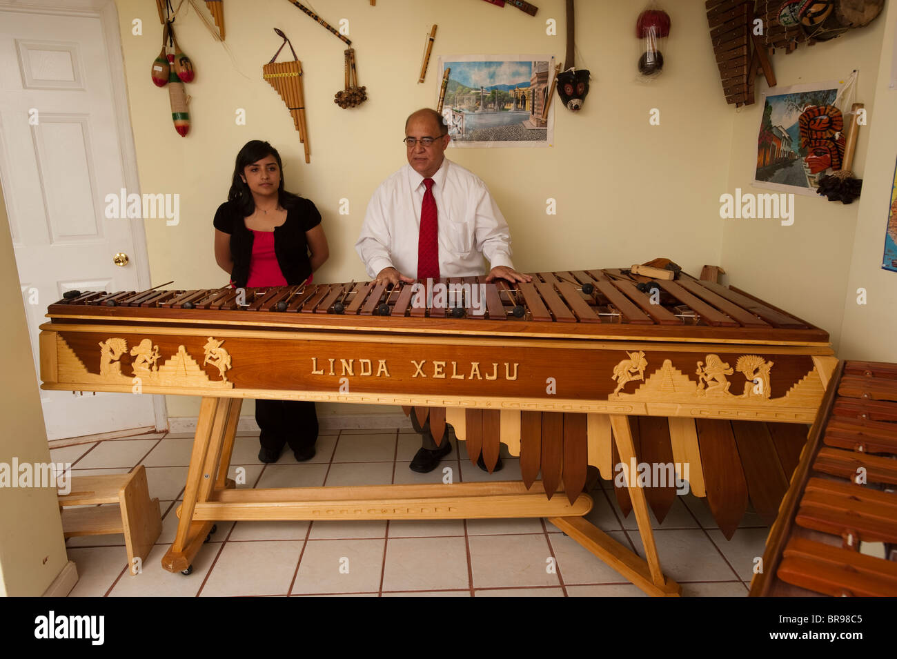Guatemala marimba hires stock photography and images Alamy
