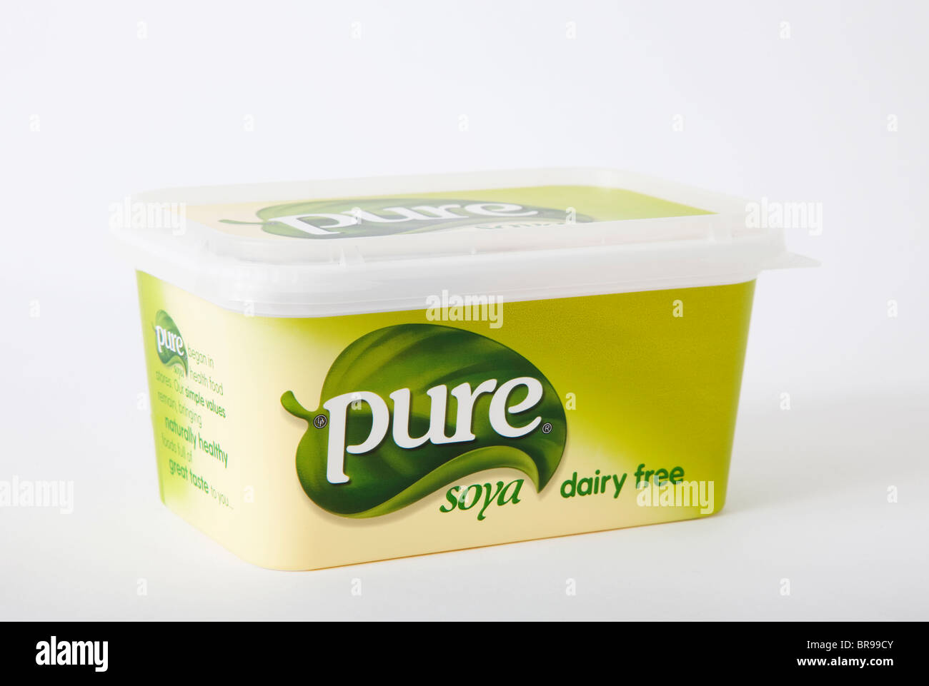 soya spread "dairy free" butter pure Stock Photo Alamy