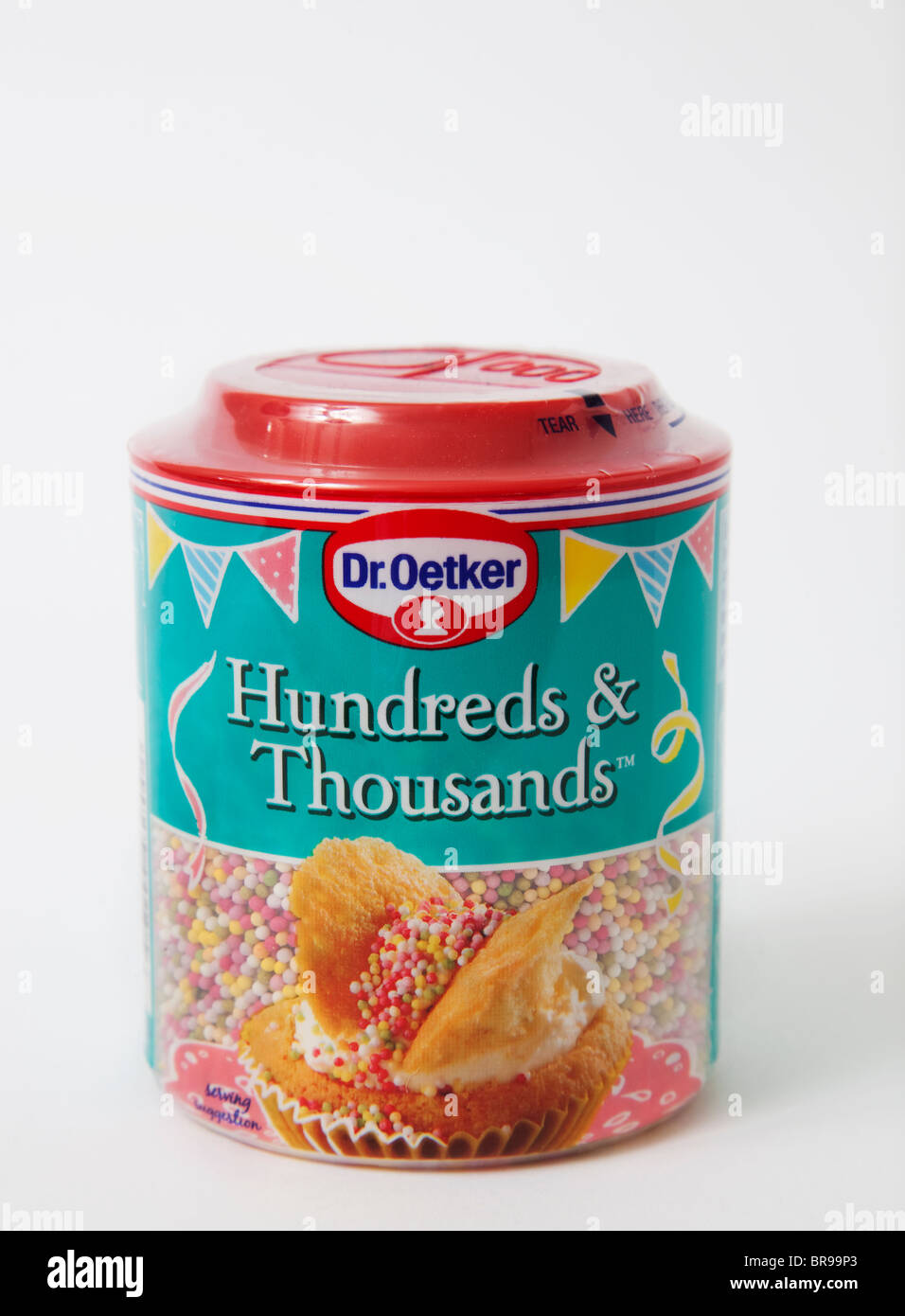 'hundreds & thousands' 'hundreds and thousands' Stock Photo