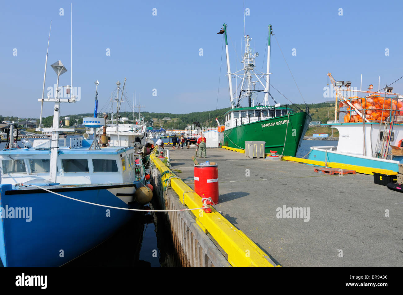 Hannah Boden And Eagle Eye ll Swordfish Boats In Bay Bulls, Newfoundland From The TV Show 'Swords Life On The Line' Stock Photo