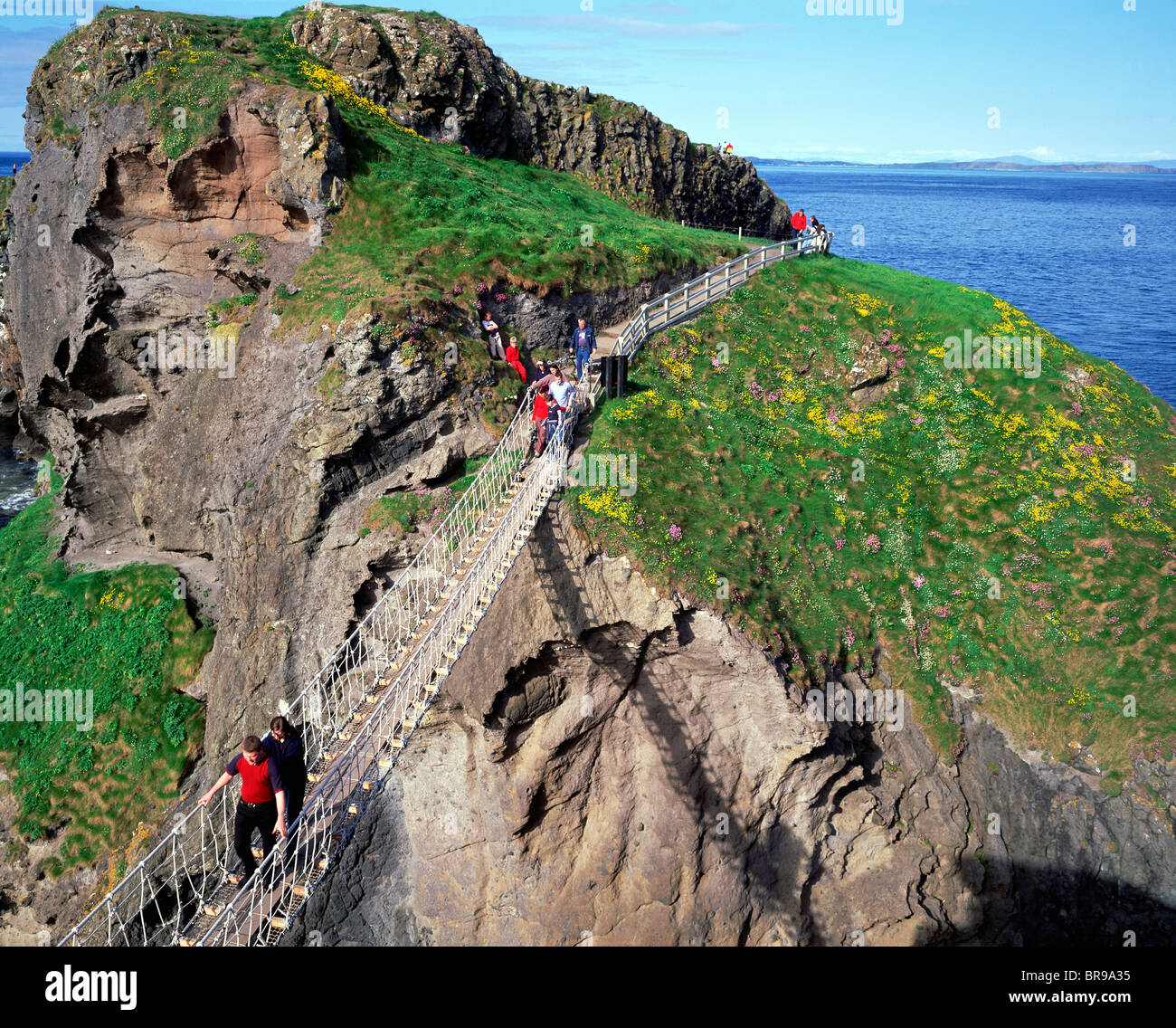 CarrickARede Rope Bridge, Co. Antrim, Ireland Stock Photo Alamy