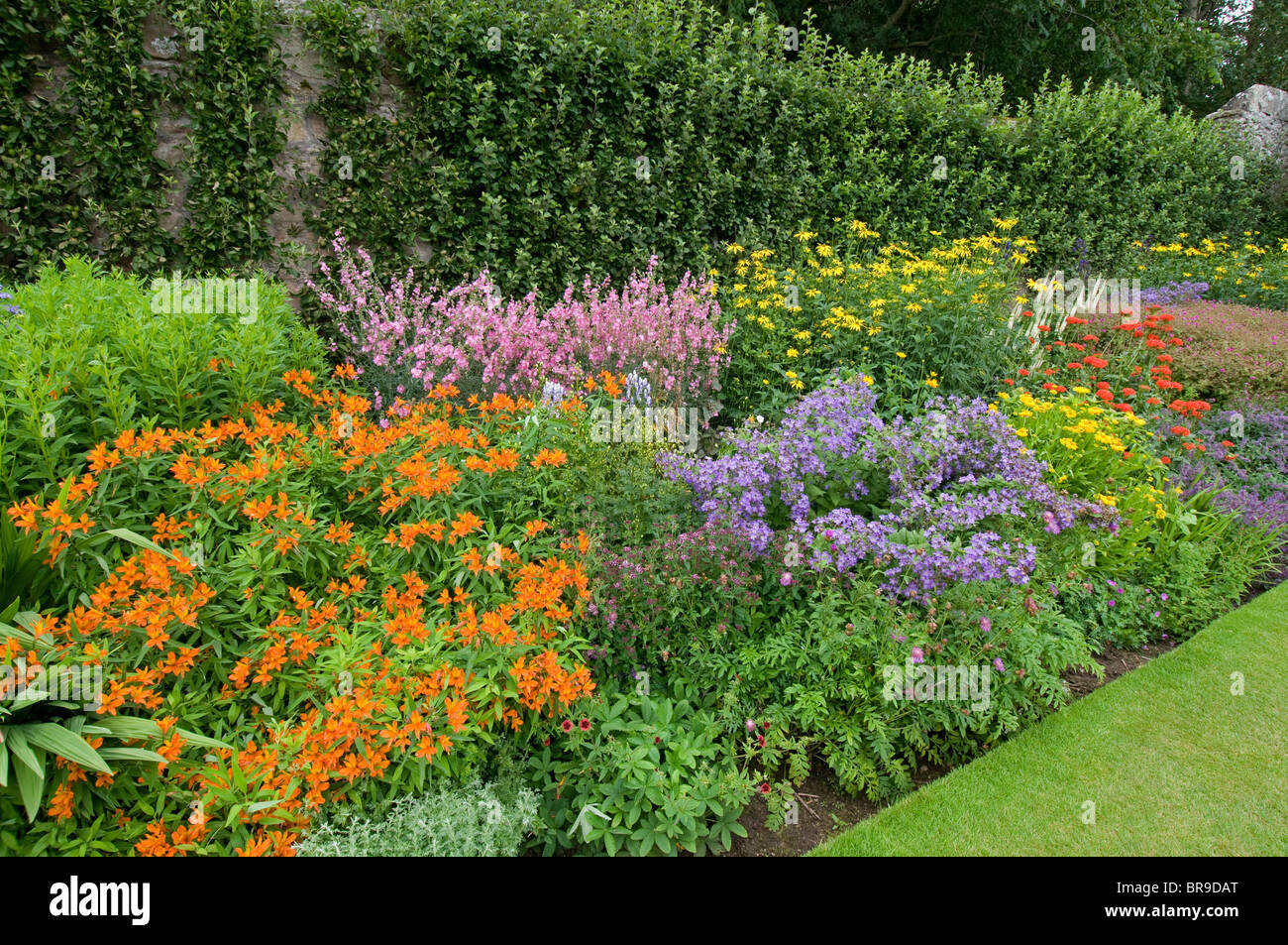 The Beautifully maintained and colourful Gardens at Pitmedden