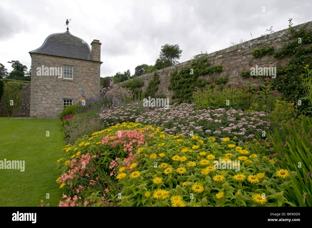 The Beautifully maintained and colourful Gardens at Pitmedden